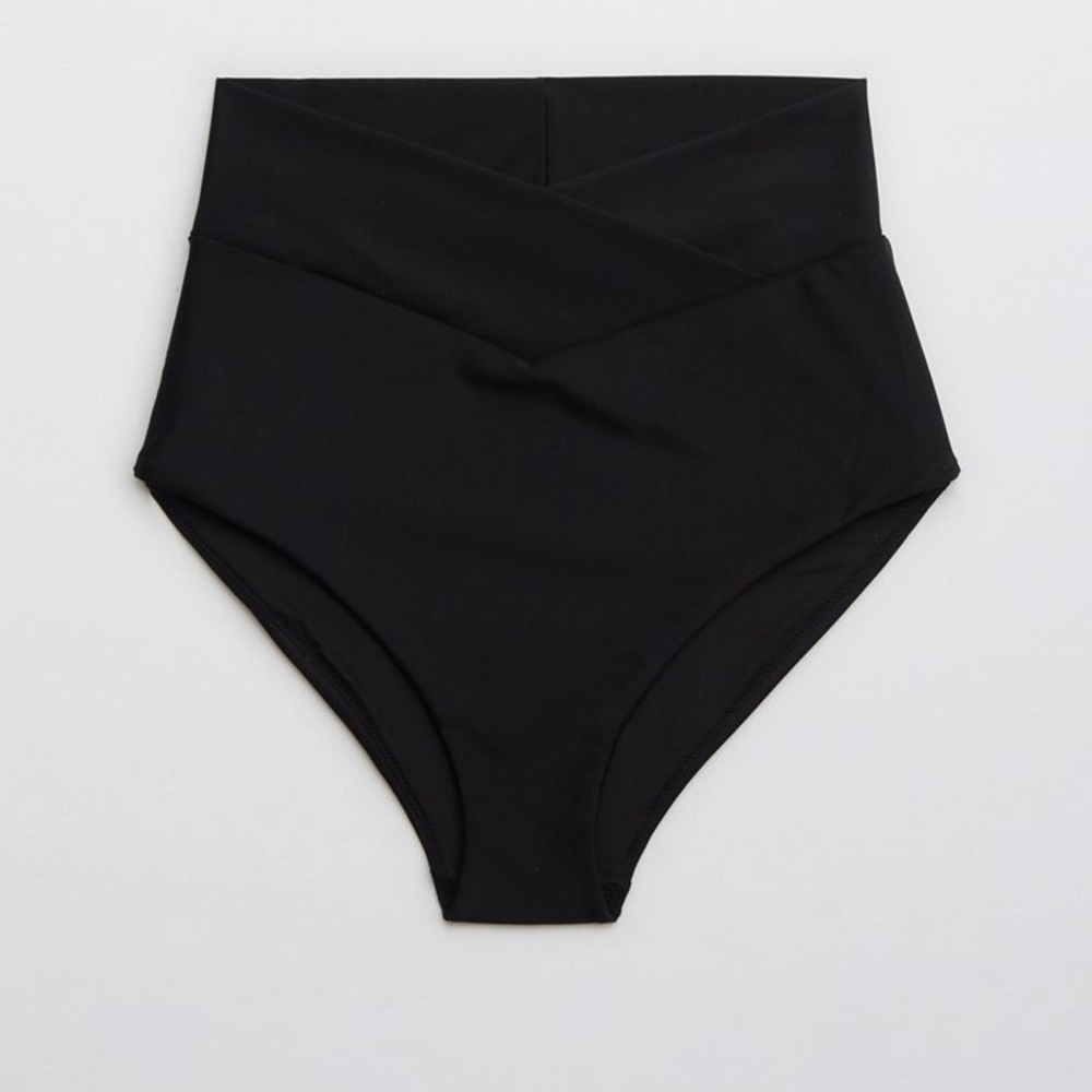 Aerie Crossover High Waisted Bikini Bottom